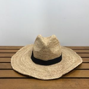 J.Crew Wide-Brim Packable Straw Hat